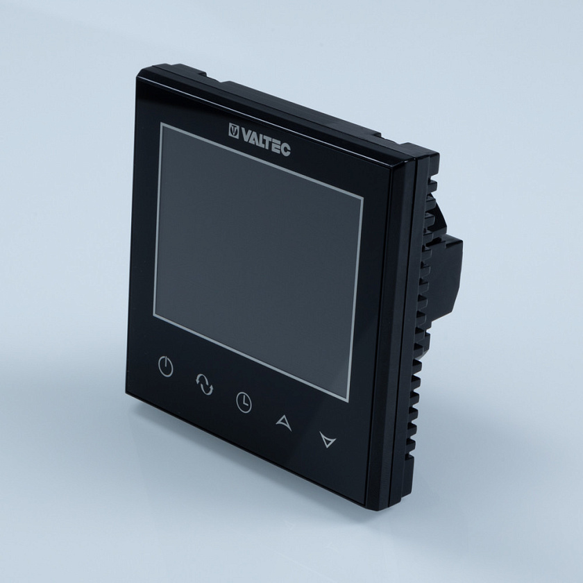 Комнатный двухконтурный WIFI-хронотермостат (черный)   