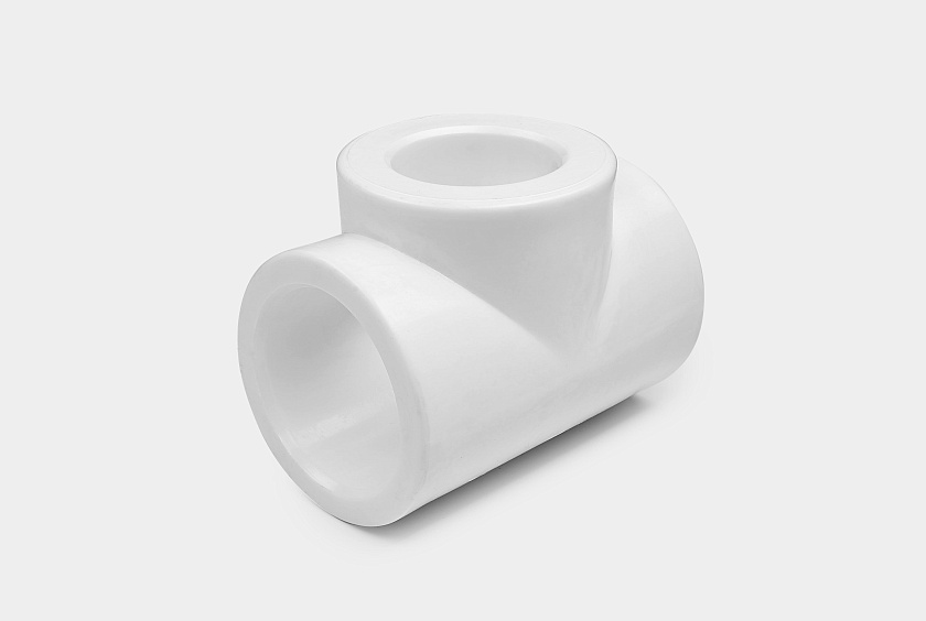 Тройник 75/63/75 ППР белый Контур