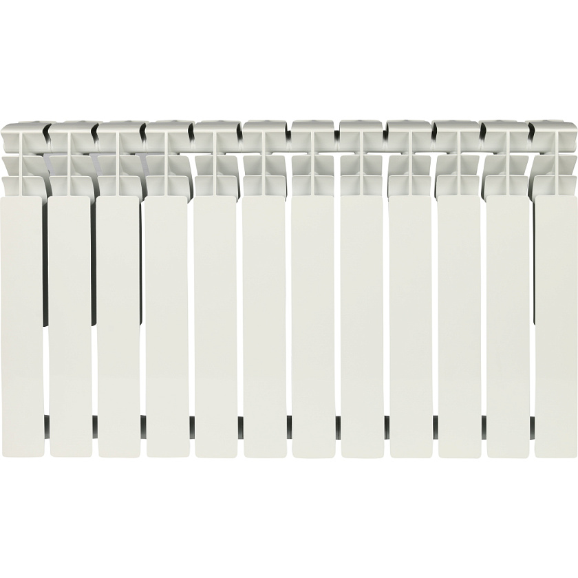 Радиатор алюминиевый Rommer Plus 500 12 секций RAL9016