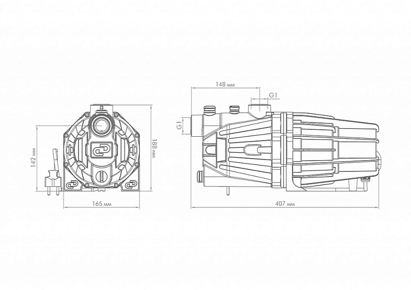 Насос ДЖАМБО ПРО 60/35 П Джилекс