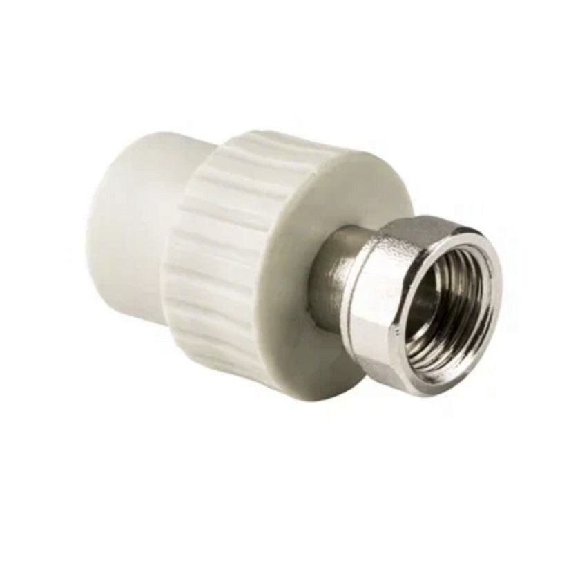 Муфта 25х3/4 с НГ ППР серый РТП  