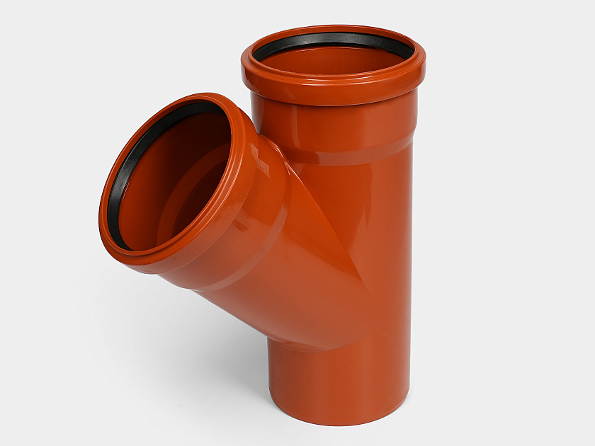 Тройник 110/110/45 орж Контур