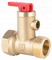 Клапан предохранительный для электрического бойлера с обратным клапаном 1/2" в/н 7 бар Afriso 