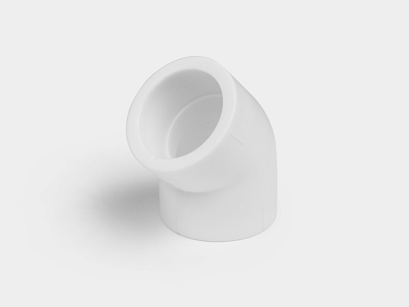 Колено 40/45 ППР белый Контур