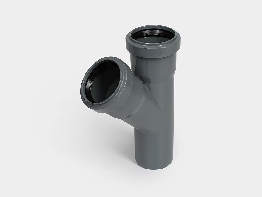 Тройник канализационный 50/50/45 Контур