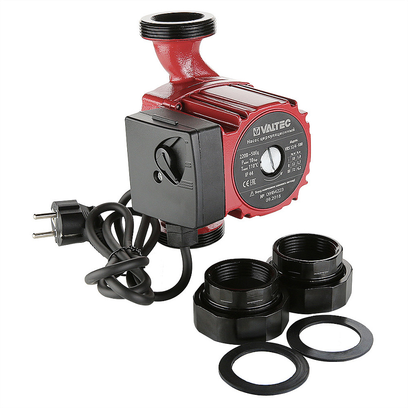 Насос 32/8 циркуляционный RS 180 с гайками  