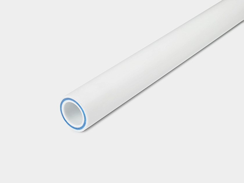 Труба 40 Файбер PN 25 PPR белый Контур 