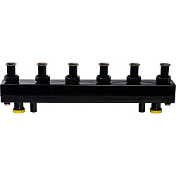 Коллектор 3 вых стальной DN 25 с гидравлическим разделителем STOUT