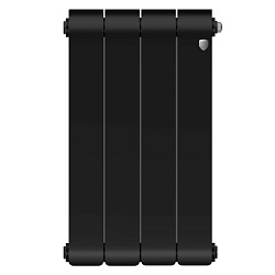 Радиатор биметаллический Infinity 500/4 секций VR80 черный Noir Sable Royal Thermo