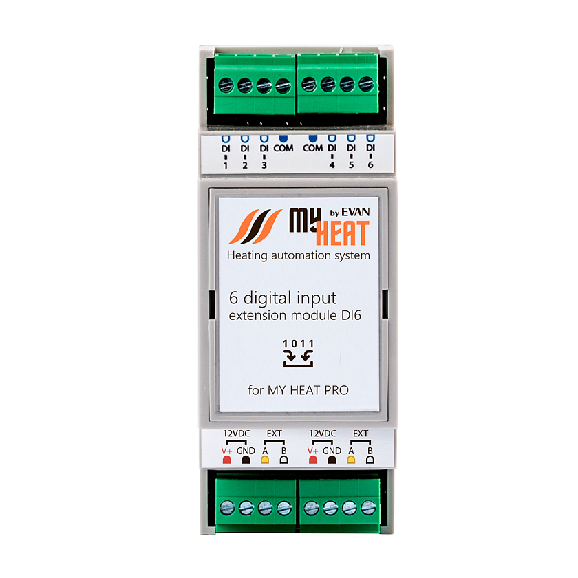 Блок расширения дискретный DI6 MyHeat