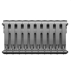 Радиатор биметаллический BiLiner 350/10 секций серебро ROYAL THERMO