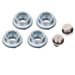 Комплект монтажный 1”х 1/2" черный Royal Thermo  