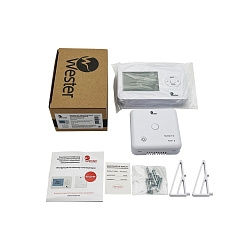 Термостат комнатный RT02PRF сенсорный радио програм. с ЖК дисплеем Wester