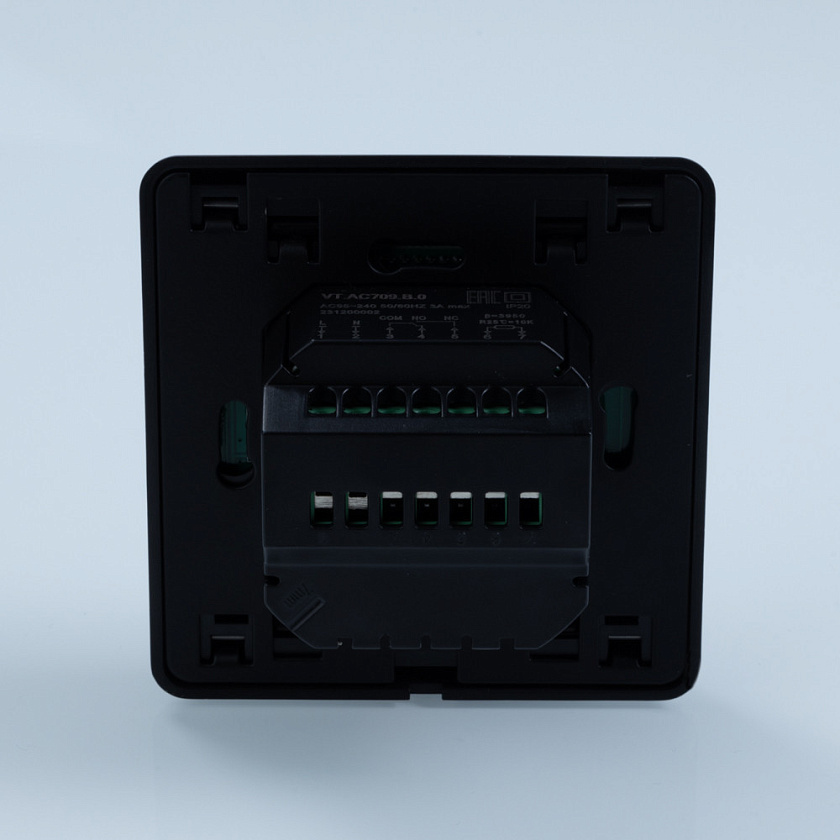 Хронотермостат электронный комнатный с датчиком температуры пола ( черный)   