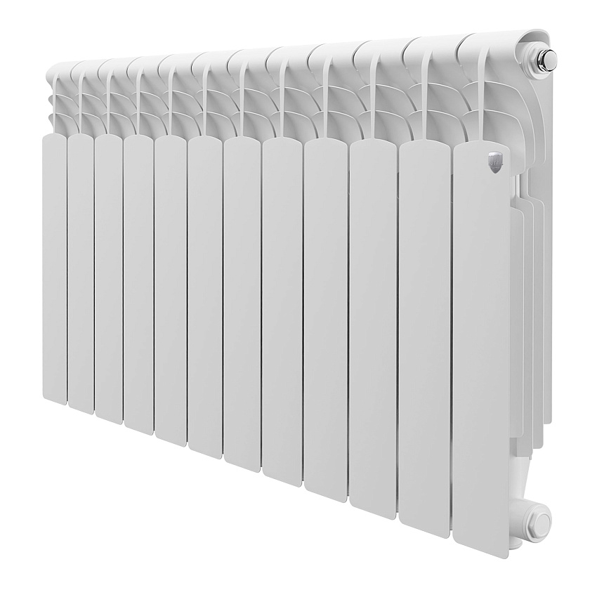 Радиатор алюминиевый Royal Thermo Revolution 500 12 секций RAL9016
