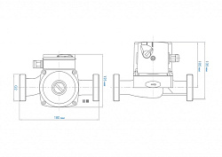 Насос циркуляционный 32/60-180 с гайками ЦИРКУЛЬ PREMIUM Джилекс 