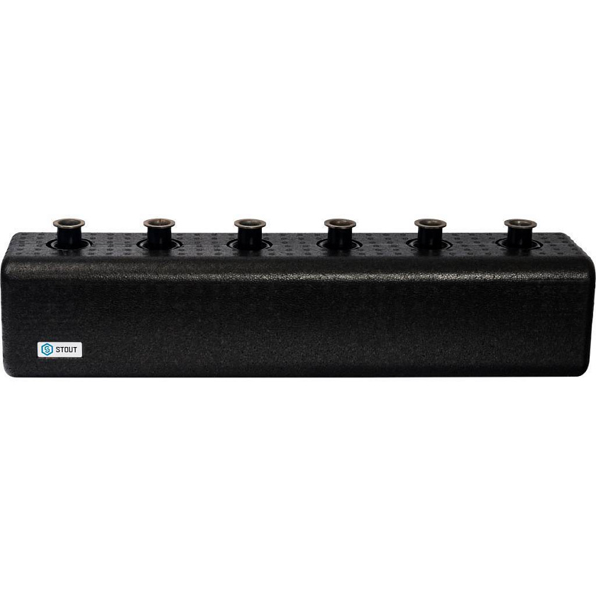 Коллектор 3 вых стальной DN 25 с гидравлическим разделителем STOUT