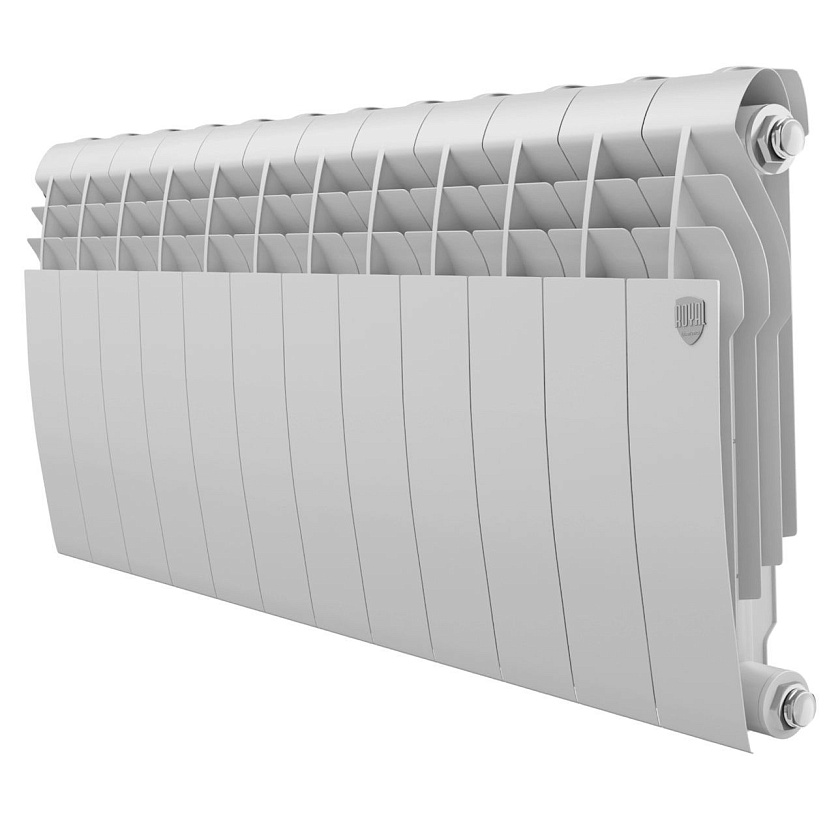 Радиатор биметаллический BiLiner 350/12 секций белый ROYAL THERMO