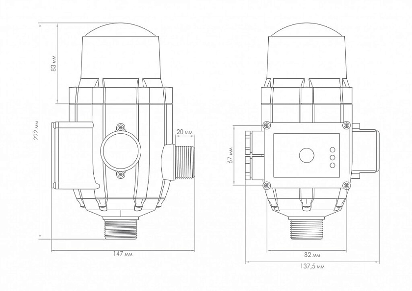 Блок насосной автоматики Джилекс 