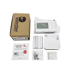 Термостат комнатный RT11PRF сенсорный радио програм. недельный с ЖК дисплеем Wester