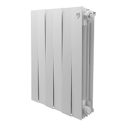 Радиатор биметаллический PIANOFORTE 500/6 секций белый ROYAL THERMO