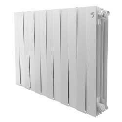 Радиатор биметаллический PIANOFORTE 500/12 секций белый ROYAL THERMO