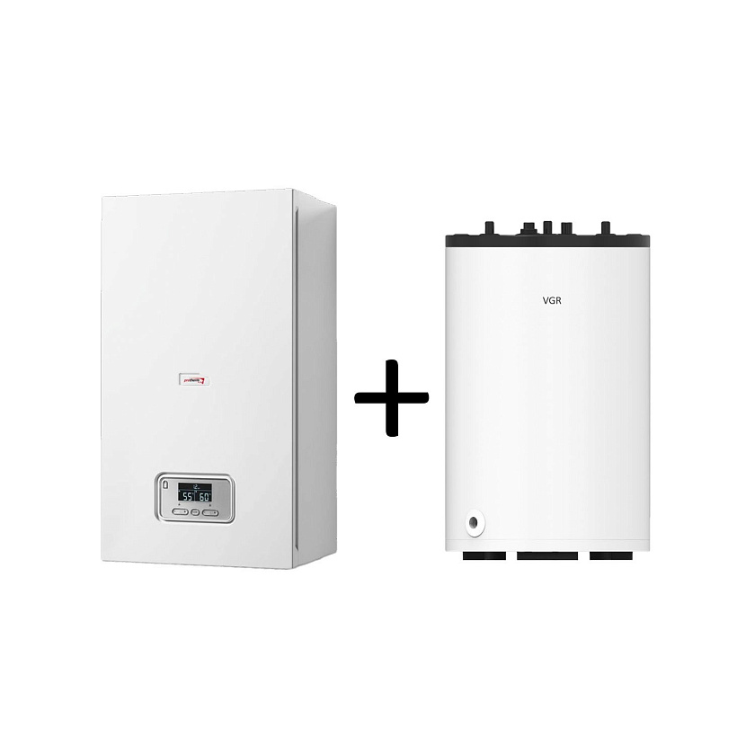Котел электрический настенный одноконтурный Protherm Скат 18К бойлер 150л PFE R 150 + датчик бойлера 18 кВт