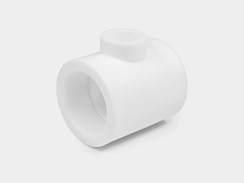 Тройник 50/25/50 ППР белый Контур