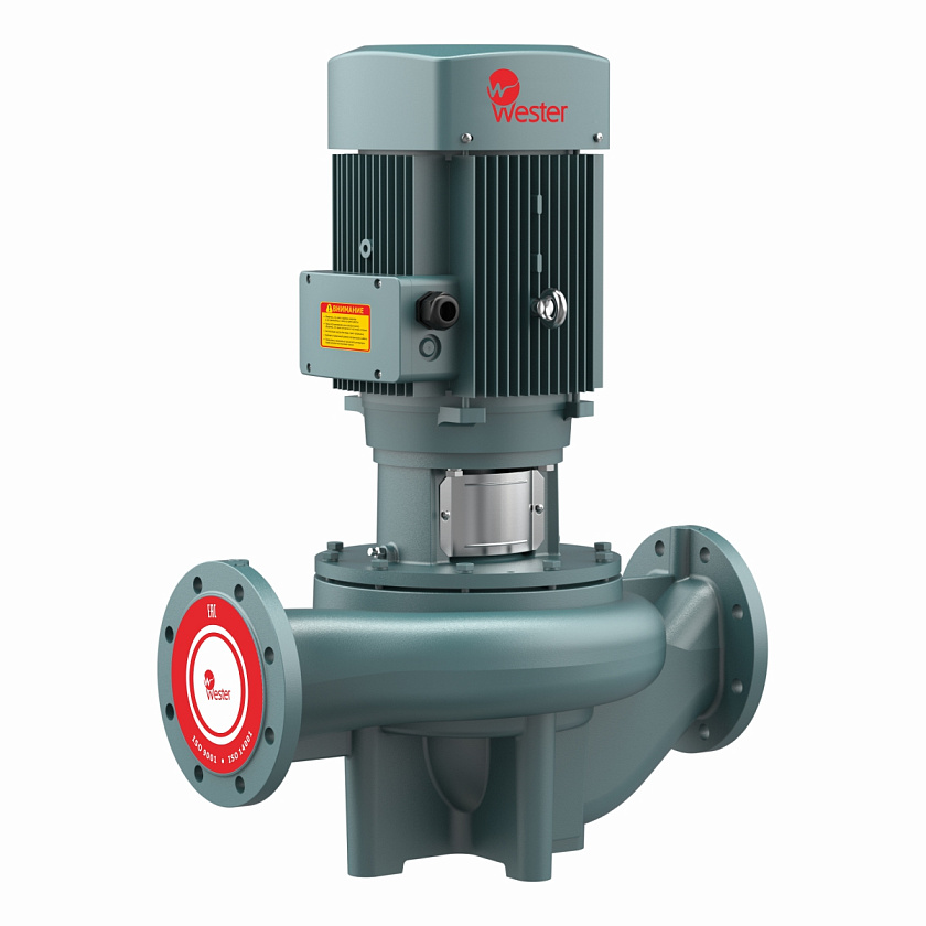 Насос циркуляционный «In-Line» 380V/50Hz 15 кВт  Ду 80 Wester