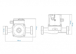 Насос циркуляционный 25/60-180 с гайками ЦИРКУЛЬ PREMIUM Джилекс 