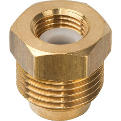 Термоманометр 1/2" 4 бар Ду80 120С заднее подключение с запорным клапаном STOUT