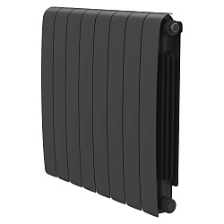 Радиатор биметаллический ECLIPSE (Черный) 500/8 секций ROYAL THERMO