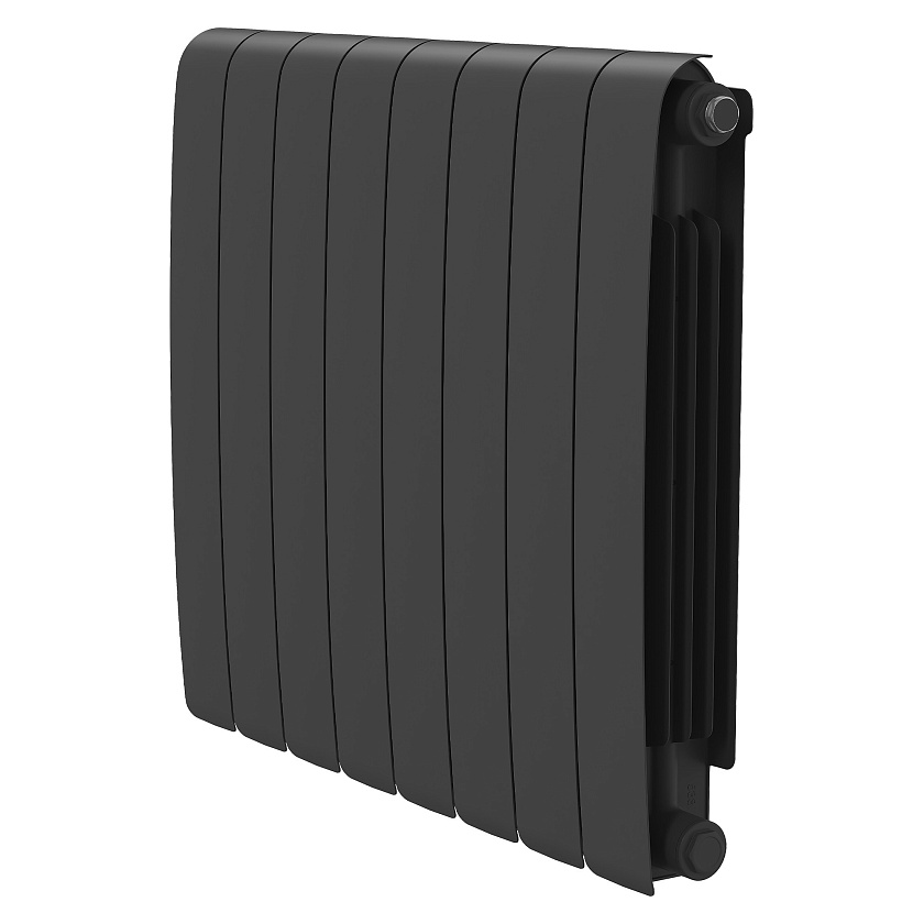 Радиатор биметаллический ECLIPSE (Черный) 500/8 секций ROYAL THERMO