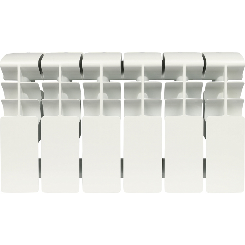 Радиатор алюминиевый Rommer Plus 200 6 секций RAL9016