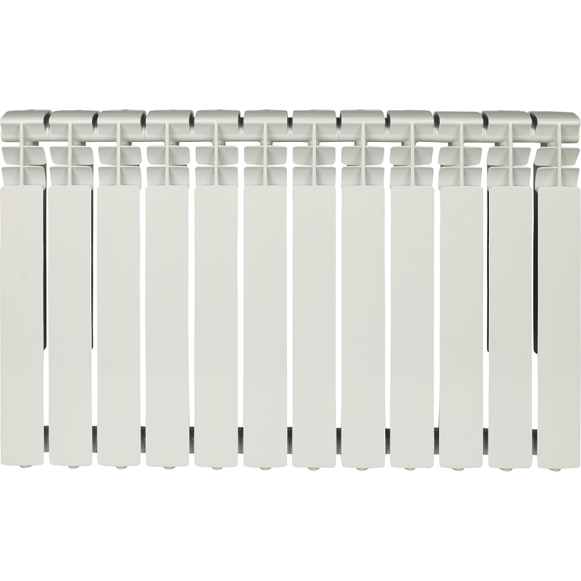 Радиатор алюминиевый Rommer Optima 500 12 секций RAL9016