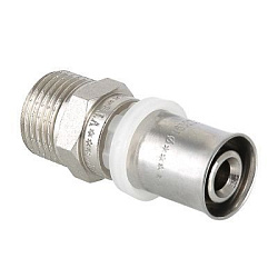 Пресс-муфта 20х1/2" НР   Пресс-муфта 20х1/2" НР