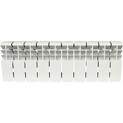 Радиатор алюминиевый Rommer Plus 200 10 секций RAL9016