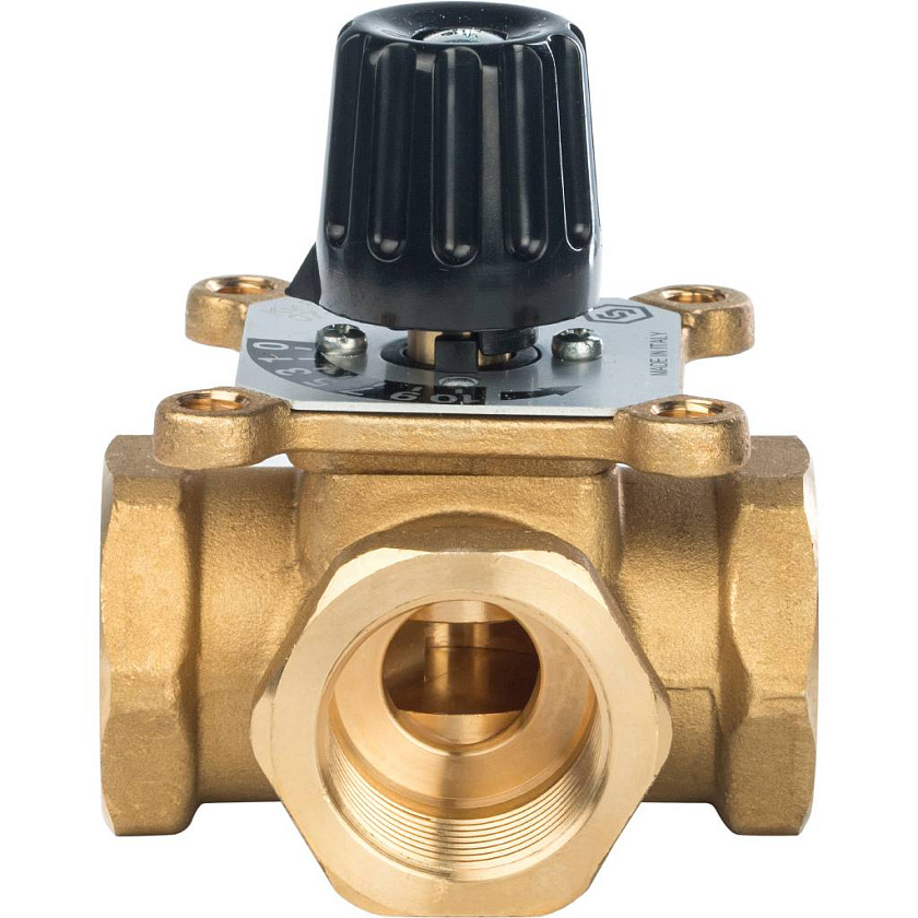 Вентиль 3-х ходовый 1" вн KVS 8 STOUT