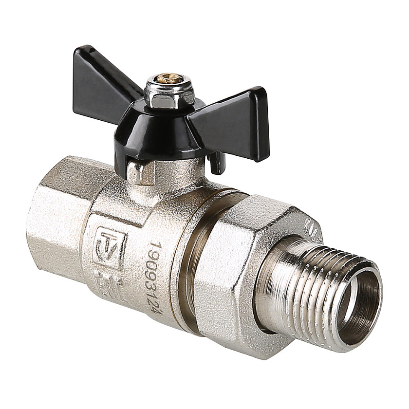 Кран 1/2"  в/н ручка с полусгоном 