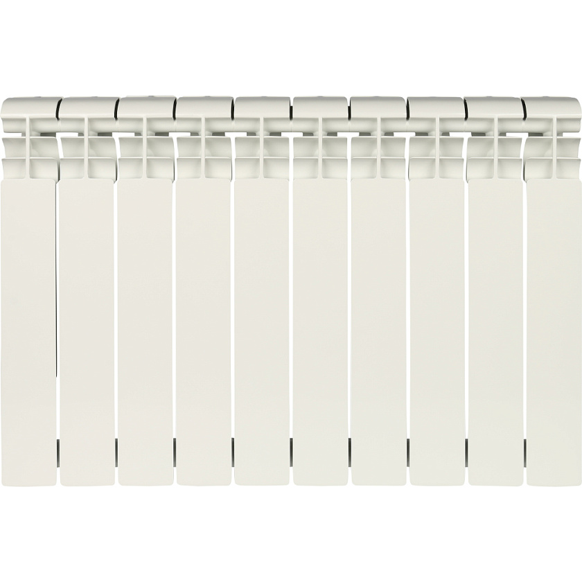 Радиатор алюминиевый Rommer Profi 500 10 секций RAL9016