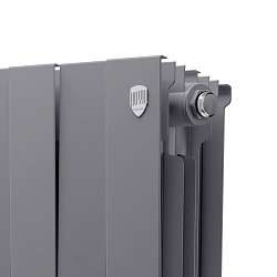 Радиатор биметаллический PIANOFORTE 500/4 секции серебро ROYAL THERMO