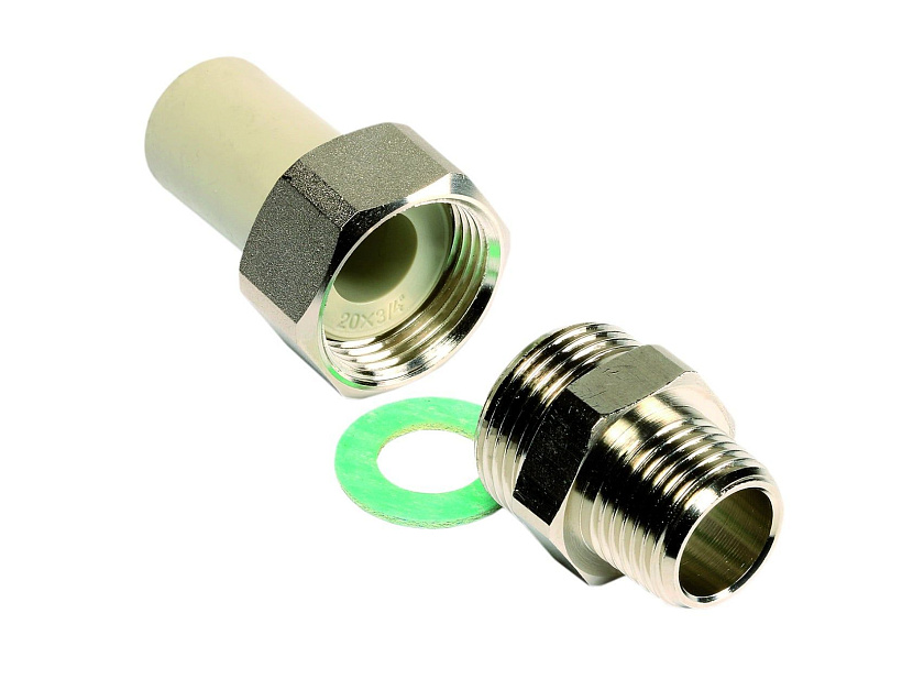 Резьбовое соединение НР 25х3/4"     Wavin Ekoplastik