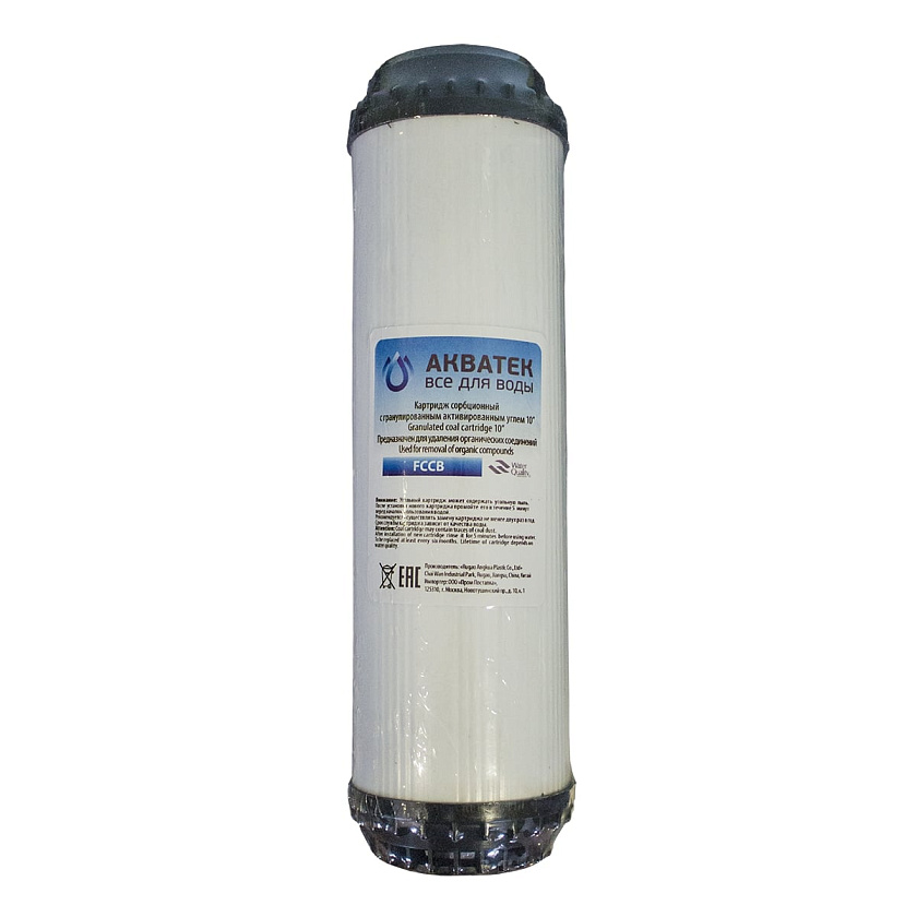 Картридж Slim Line угольный (гранул) 10" AQATECH  AT-FCCB