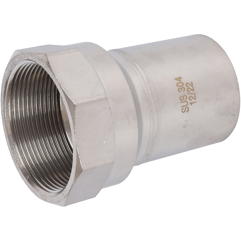 Вставка переходная 18х1 НПр-ВР из нержавеющей стали прессовой Rommer 