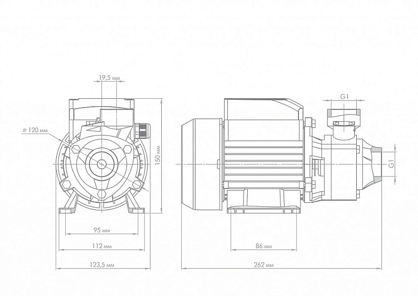 Насос ВИХРЕВИК 40/40 Ч Джилекс 