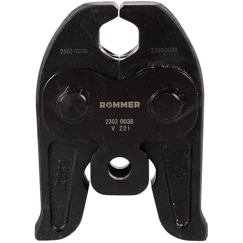 Пресс-зажим 22 V-профиль, для пресс-инструмента электр. ROMMER 