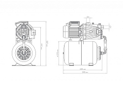 Насосная станция ДЖАМБО 70/50 П-24 (2.0) Джилекс  Насосная станция ДЖАМБО 70/50 П-24 (2.0) Джилекс