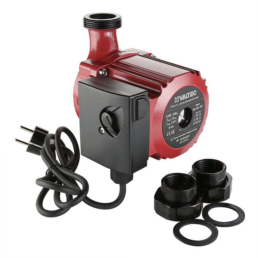 Насос циркуляционный VRS 25/8 180 с гайками  