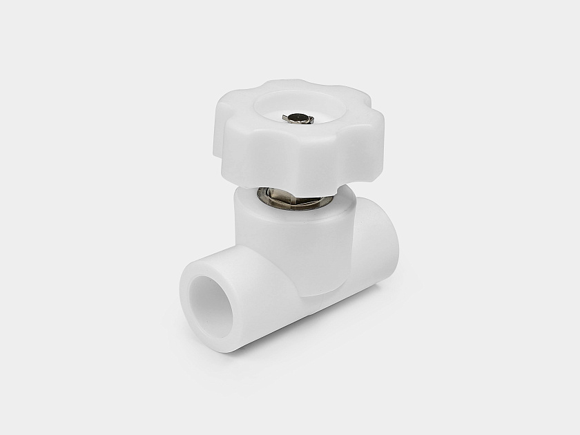 Вентиль 25 ППР белый Контур/РТП    
