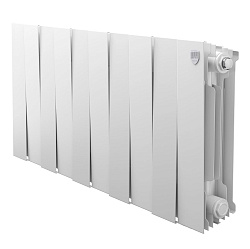 Радиатор биметаллический PIANOFORTE 300/10 секций белый ROYAL THERMO